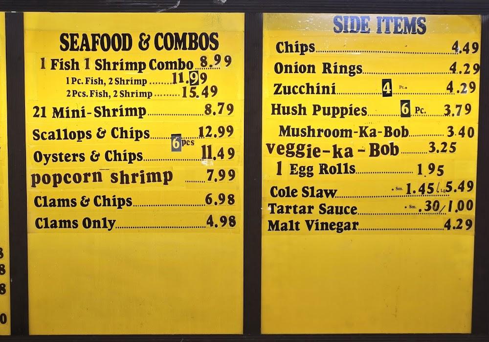 H Salt Fish & Chips Menu image 2
